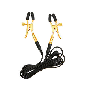 <span class=keywords><strong>Corrector</strong></span> de pezones Estimulación del placer sexual para adultos Clip de pecho Bondage producto sexual descarga eléctrica Abrazadera de pezón de metal para mujeres - Product Image 4