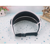 Casquette de pare-soleil d'été réglable OEM multicolore avec protection UV Casquette à visière en PVC