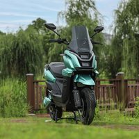 Moto de rue OEM haute performance 3000W avec batterie au lithium 72V, vitesse maximale 55-80 km/h