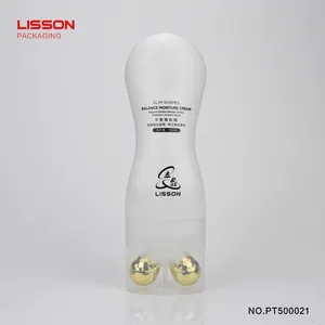 シリカゲルボールローラー化粧品容器キャップ付きソフトマッサージ化粧品クリームプラスチックボトル