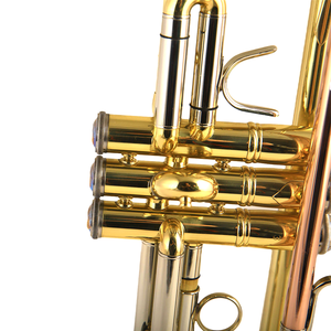 Meilleur prix de vente bonne qualité instruments en laiton or laque Bb ton Trompette - Product Image 3