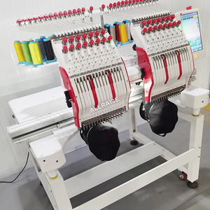 Machine à broder numérique à 2 têtes, informatisée, pour casquettes et t-shirts, vente directe d'usine en Chine, prix bas - Product Image 1