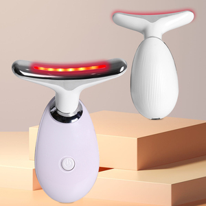 อุปกรณ์นวดยกกระชับใบหน้าและลำคอใหม่ต่อต้านริ้วรอยอุปกรณ์ความงามปลั๊ก JP สำหรับฟื้นฟูผิว - Product Image 1