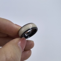 Anneau intelligent en céramique imperméable de puce intelligente de NFC 13.56Mzh pour des téléphones portables et des paiements