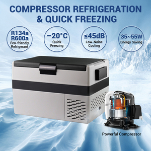 Réfrigérateur à compresseur à zone unique, vente d'usine OEM, DC 12V 24V en option par adaptateur, réfrigérateur pour <span class=keywords><strong>camping</strong></span>-car, caravane, <span class=keywords><strong>camping</strong></span>, 25L - Product Image 2