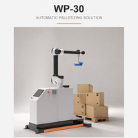 Robot de palettisation collaboratif WP-30, cobot palettiseur, charge utile de 30 kg, bras robotique, machine d'empilage de cartons, boîtes, sacs