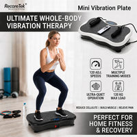 Vibrationsplatte mit Rotlichttherapie, Heimfitnessgerät für Ganzkörper-3D-Vibration, 220V Medizinische Cardio-Linear-Vibrationsplatte