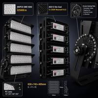 Reflector LED para Exteriores de Alta Potencia, 200000lm, 1250W, Antideslumbrante, IP66, Impermeable, de Aluminio SMD, para Estadios Deportivos de Fútbol