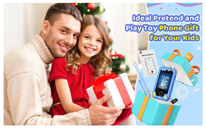 Teléfono Celular de Juguete para Niños Pequeños con Cámara Dual Portátil de 2400W, Función de MP3, Características de Foto y Audio - Product Image 3