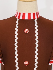 Costumi da Omino <span class=keywords><strong>di</strong></span> Pan <span class=keywords><strong>di</strong></span> Zenzero per Bambine 6-16 Anni, Abito Tutu per Feste <span class=keywords><strong>di</strong></span> <span class=keywords><strong>Natale</strong></span>, Danza e Balletto - Product Image 4