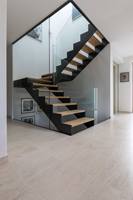 Escaliers préfabriqués modulaires, escalier à hauteur réglable, système structurel compact, escalier pour installation résidentielle