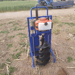 Foreuse de sol monophasée haute puissance à essence pour le battage de pieux et la plantation, avec moteur pour une creusement efficace de fosses - Product Image 2