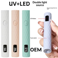 Lampe à ongles portable mini format stylo, lampe UV pour le séchage du vernis à ongles en gel, pour salon