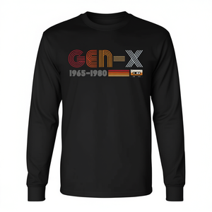 Camiseta de manga larga Gen X 1965-1980 Diseño retro - Product Image 2