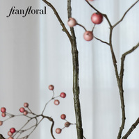 FONG IAN Premium Handgemaakte Realistische Kunstmatige Blauwe Bessen Natuurlijke Moderne Kerst- en Afstudeerdecoratie Interieurdesign Tafeldecoraties
