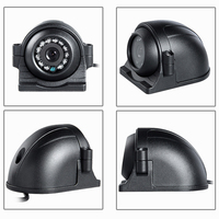Caméra latérale de véhicule AHD 1080P étanche IP68 grand angle 120° vision nocturne capteur de stationnement pour camion, bus, surveillance de flotte