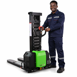Electric 0.5t-1.5t Self-Loading Stacker Crane Truck-Mounted Forklift Pallet Jack Battery for Warehouse Material Handling