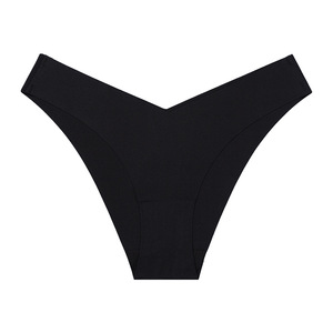 <span class=keywords><strong>Culotte</strong></span> de sport en soie glacée sans couture pour femmes, taille basse, grande taille, respirante, avec entrejambe pur - Product Image 6
