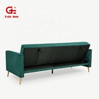 Canapés en velours modernes, ensembles au design japonais, lit Futon, canapé-lit pliable
