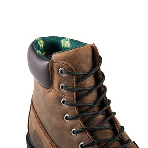 حذاء عمل G61867 مقاس 6 بوصات، مقاوم للماء ومضاد للانزلاق، عازل كهربائيًا، برباط، للجنسين، مصنوع من جلد كريزي هورس بلون الماهوجني - Product Image 4