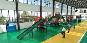 New Technology Scrap Tire Recycling Equipment Machines Waste Tire Recycling Plant For Old Tires