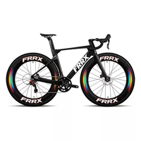 Vélo de route en fibre de carbone FRRX, léger, pour les étudiants, les trajets quotidiens, unisexe, 700c, vélo à vitesses