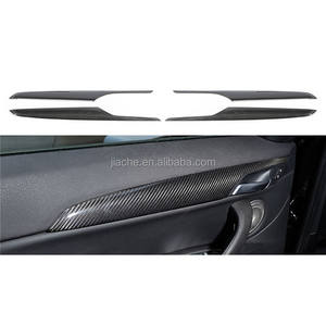 6 PCS Lavaggio Auto In Fibra di Carbonio Centro Console Pannello di Rivestimento Porta Interna rivestimento Della Copertura Per <span class=keywords><strong>BMW</strong></span> <span class=keywords><strong>X1</strong></span> 2016 2017 2018 2019 LHD Auto <span class=keywords><strong>accessori</strong></span> - Product Image 4