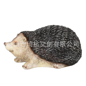 Hedgehog Figurines Resin Craft Lifelike Garden Home Decoration Outdoor Courtyard Decorative Animal <b>Statues</b> - Product Image 4