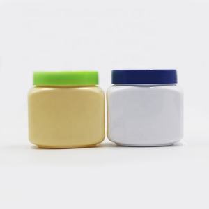 250ml Cosmétique en plastique PET blanc pour pot de <span class=keywords><strong>vaseline</strong></span> avec couvercle à vis pour lotion de soin de la peau et emballage de crème pour les yeux - Product Image 2