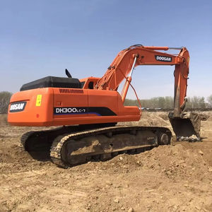 Excavatrice Doosan d'occasion de 30 tonnes, modèle DH300LC-7 (DX300/DX225/DX140), modèle 2021, moteur, boîte de vitesses, pompe, PLC, origine Corée - Product Image 1