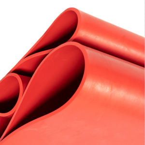 แผ่นยางดูดซับแรงกระแทกแผ่นฉนวนยางธรรมชาติสีแดง50องศา - Product Image 2