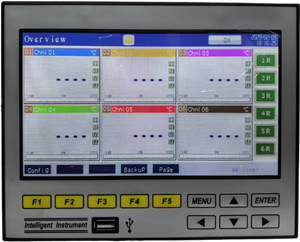 다중 채널 데이터 로거 컬러 페이퍼리스 레코더 디스플레이 RS485 맞춤형 OEM 멀티 포인트 차트 레코더 - Product Image 2