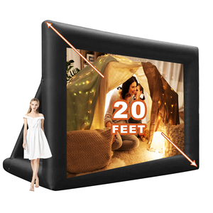 20 Feet <b>Inflatable</b> Outdoor Projector Screen TV Movie <b>Inflatable</b> Screen Outdoor <b>Inflatable</b> Screen Outdoor 20 Feet <b>Inflatable</b> Outd - Product Image 4