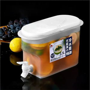 Distributeurs de lait citronné DD1449 en gros avec théière, seau à limonade, distributeur de boissons froides pour réfrigérateur, bouilloire - Product Image 1