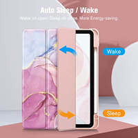 Housse de tablette en cuir à impression personnalisée de haute qualité pour iPad Pro 11 12.9 Mini 6, étui avec fente pour stylo pour Apple iPad