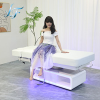 Table de massage électrique réglable, lit de soin du visage, table de traitement spa, mobilier de salon de beauté pour esthéticiennes, extensions de cils et tatouages
