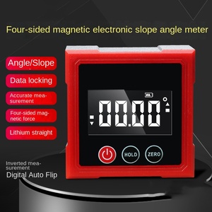 Máy đo độ nghiêng kỹ thuật số điện tử nhỏ màu xanh lá cây laser bốn mặt từ vành đai góc thước thế hệ xuyên biên giới - Product Image 3