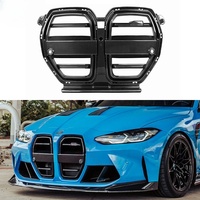 Grille de calandre en fibre de carbone haute performance pour BMW M3 M4 G80 G82 G83 avec aérations, kit carrosserie et pare-chocs avant