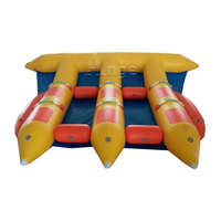 ANGE gonflable flottant bateau banane tube remorquable pour la navigation de plaisance gonflable remorquable Jet Ski Tube canapé pour les sports nautiques