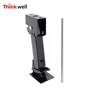 Thinkwell Parking Jack For Caravan Truck Mechanical Lifting Support <b>Frame</b> <b>Black</b> 1 Set - Product Image 1
