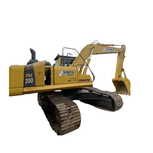 Excavadora Komatsu PC200LC Usada en Japón para Obras Viales y Construcción, 90% Nueva, Excavadora Komatsu PC200LC de Segunda Mano en Stock - Product Image 1