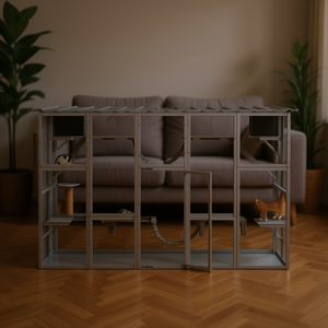 Árbol para Gatos de 4 Niveles, Metálico, Moderno, para Interiores, Divertido y Cómodo para Felinos - Product Image 2