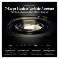 Nouveau projecteur laser triple C5 Master 4K 5800 CVIA haute luminosité, téléviseur laser intelligent, home cinéma 4K natif 3D et audio surround