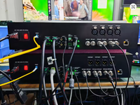 Peralatan Studio Siaran DVB ASI HD SDI ke Konverter Video dan Ethernet Serat Optik Transmisi Jarak Jauh 20KM