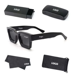 Gafas de sol cuadradas de marca de diseñador con logotipo personalizado para mujer, gafas Retro clásicas a la moda, montura pequeña Vintage 2025, gafas de sol para hombre - Product Image 1