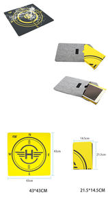 แผ่นลงจอดโดรนแบบพับได้ รูปทรงสี่เหลี่ยม สำหรับโดรน Antigravity A1 NEO 2 ใช้สำหรับถ่ายภาพทางอากาศกลางแจ้ง (แบบสองด้าน) - Product Image 4