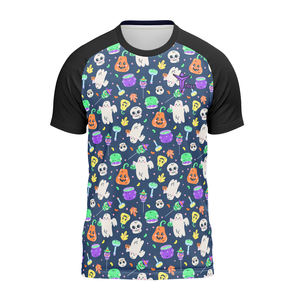 Cosplay personnalisé Halloween motif hauts à manches courtes grande taille chemises pour hommes fête personnalisation porter - Product Image 1