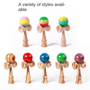 Venta al por mayor tradicional Kendama habilidad bola roer tía <span class=keywords><strong>espada</strong></span> de madera rompecabezas bambú Jade regalo transfronterizo hecho de madera natural - Product Image 5
