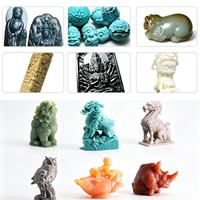Routeur de gravure et de sculpture 3D CNC 5 axes à commande Syntec, à broche unique, pour le travail du jade et du bois
