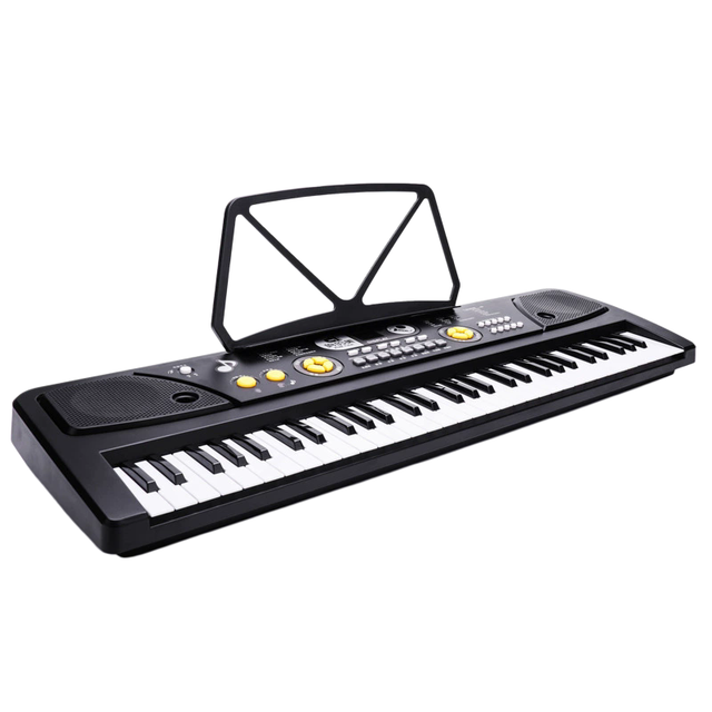 Factory Wholesale Plastic 61 Keys Light Guide Playable Kids Electronic Keyboard for Music Toy